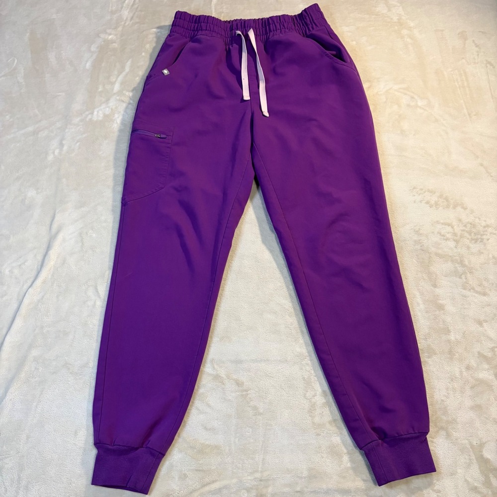 FIGS Zamora Jogger Scrub Pants Purple Technical Collection W20SW2028 Small